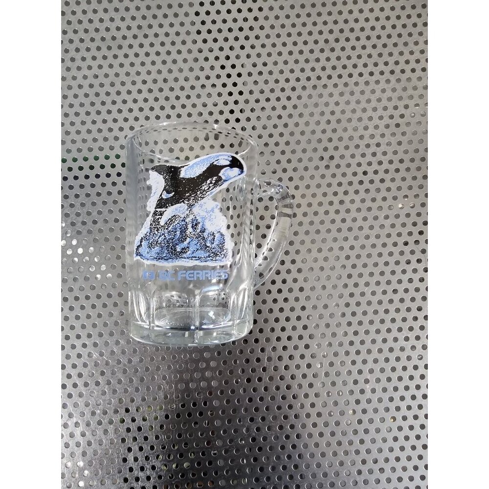 BC Ferries Canada Souvenir Shot Glass Killer Whale